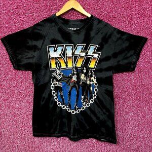Kiss Detroit Rock City Movie Promo Heavy Metal Tie Dye L